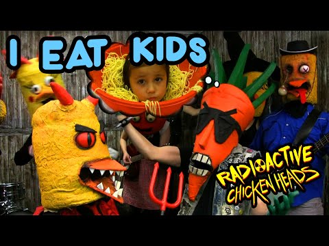 "I EAT KIDS" Radioactive Chicken Heads music video (Barry Louis Polisar cover)