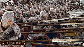 ТАКОЕ СРАЖЕНИЕ ВЛАСТЕЛИН КОЛЕЦ ЕЩЕ НЕ ВИДЕЛ! 1VS4 - Total War: Rise Of Mordor