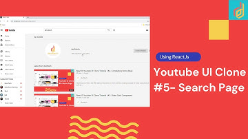 ReactJS Youtube UI Clone Tutorial | #5- Search Page