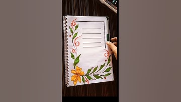 Border Designs || Assignment, Project, Notebook Cover Page Design #Shorts #art #trending#CreativeArt