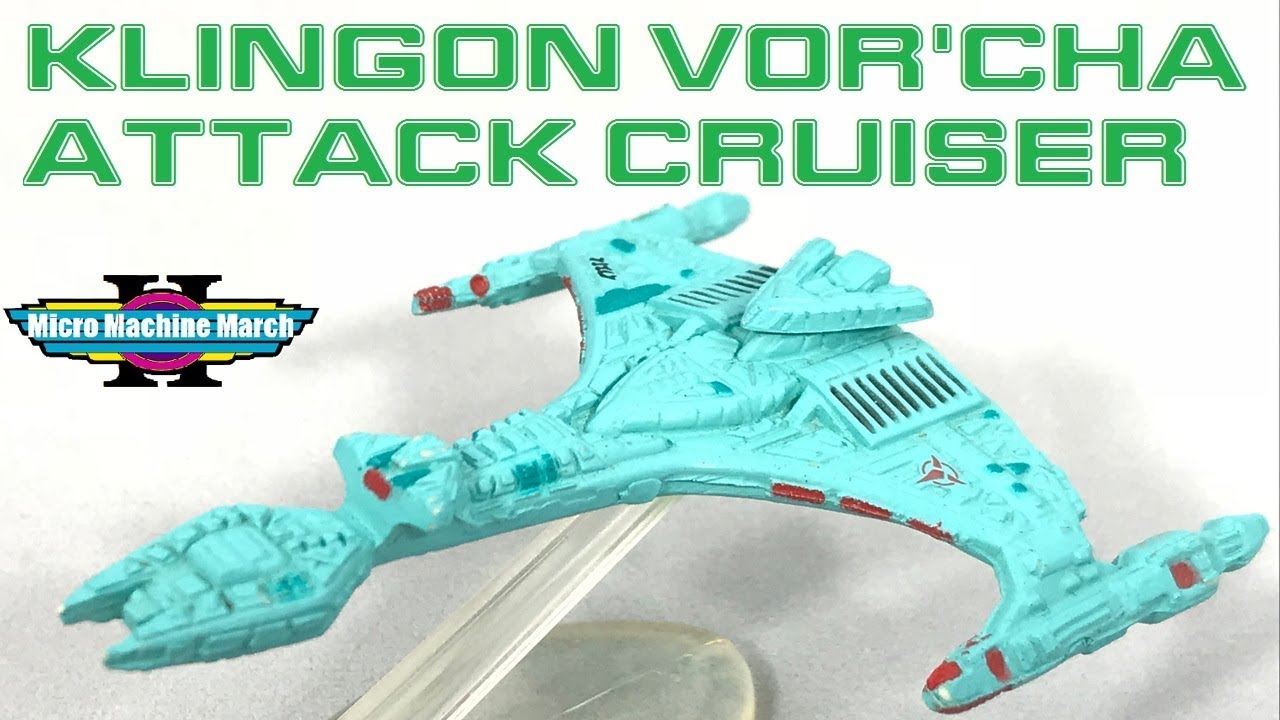 STAR TREK MICRO MACHINES KLINGON VOR/'CHA ATTACK CRUISER