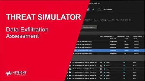 Threat Simulator: Data Exfiltration Assessment
