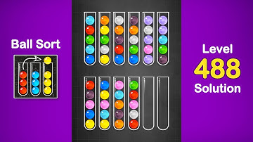 Ball Sort Puzzle Solution Level 488