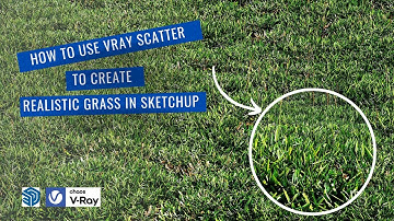 How to Create Realistic Grass in Sketchup using Vray Scatter