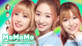 WJSN - MoMoMo (Line Distribution   Lyrics Karaoke) PATREON REQUESTED