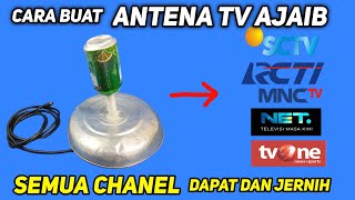 Cara buat antena TV ANALOG   DIGITAL SUPER JERNIH