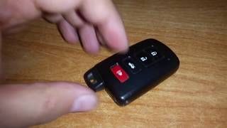 تغير بطارية ريموت زكى  لسيارات تويوتا بدون اى عدة بنفسك replace smart key bettery