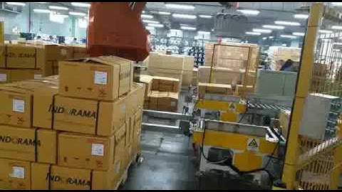 KUKA palletizing robot for carton