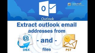 How to extract outlook email addresses from DBX and PST files?