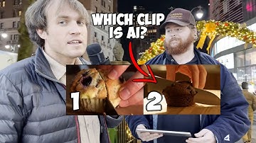 Asking Strangers if They Can Tell Which Clip is AI