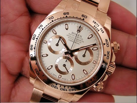 rose gold daytona ivory dial