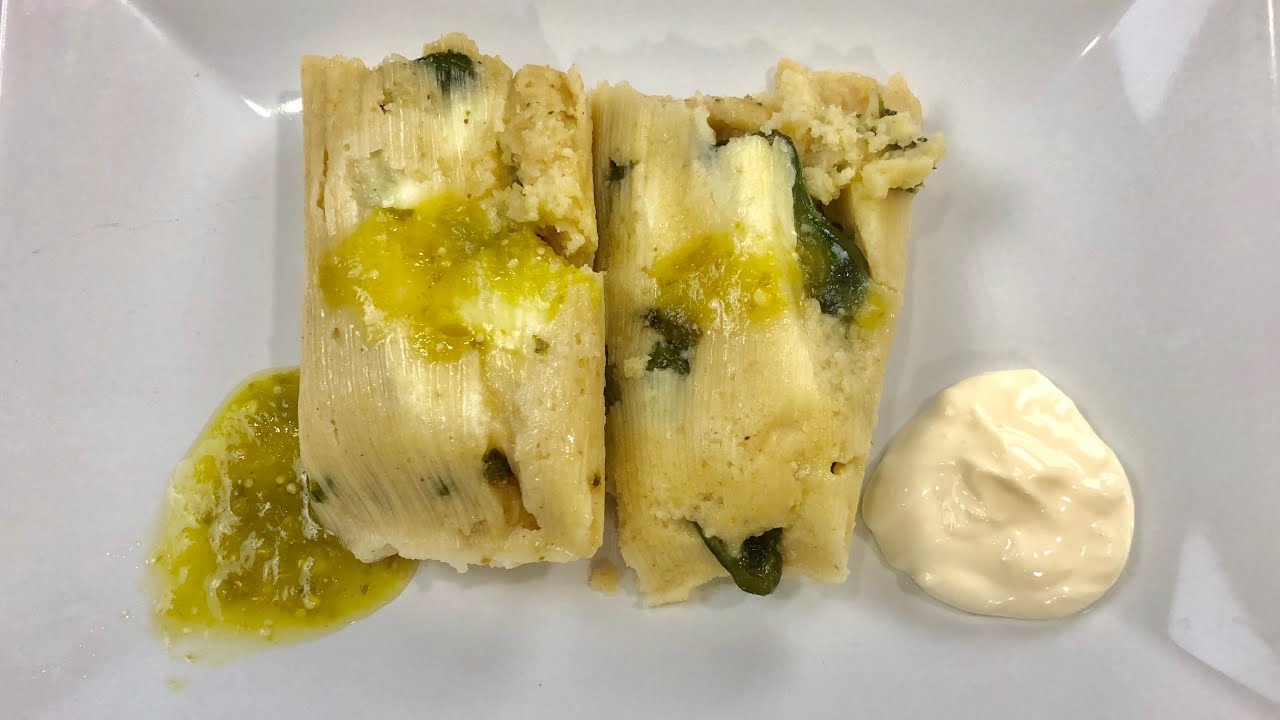 Como Hacer Tamales De Rajas Con Queso - YouTube