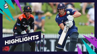 Jacobs 50 In Super Smash Opener Northern Brave M Vs. Auckland Aces - Match Highlights