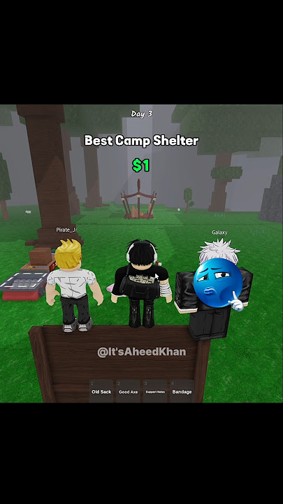 Download lagu 99 Nights In The Forest - 1$ Shelter VS $1500 Shelter 😱 #roblox #fyp