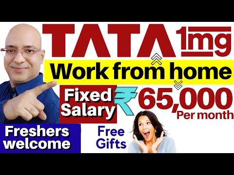 "TATA" में -Work from home | Fixed Salary | Freshers | Sanjeev Kumar Jindal | Students | freelance |