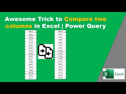 Power Query MASTER Shares Top Trick for Comparing Two Columns in Excel!