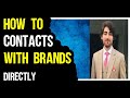 How to contact brands quickly in amazon fba wholesale
