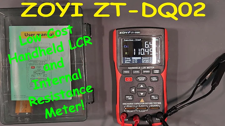 Uni-Byte 0291 - The ZOYI ZT-DQ02 Handheld LCR and Internal Resistance Meter