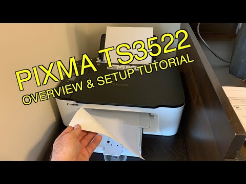 Canon Wireless Pixma Printer/Scanner TS3522 Overview & Setup Tutorial