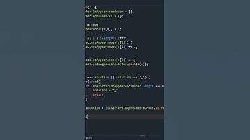 resolviendo ejercicio first not repeating character codesignal p3
