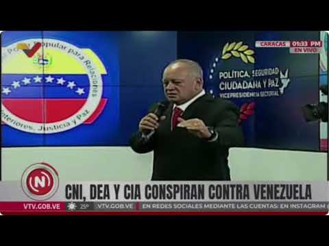 Rueda de Prensa del Ministro para Interior, Justicia y Paz, Diosdado Cabello