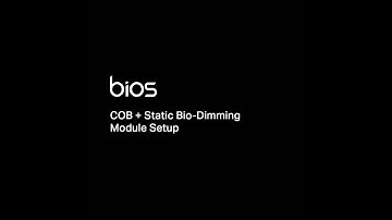 COB + Static Bio-Dimming Module Setup