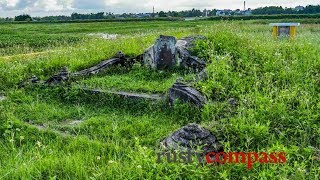 A 17th century Japanese tomb in a rice paddy in Hoi An, Vietnam