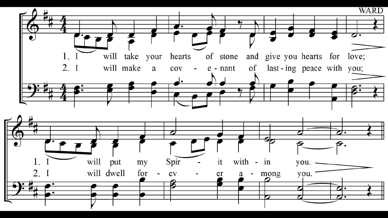 You Shall Be My People (bass part emphasized)