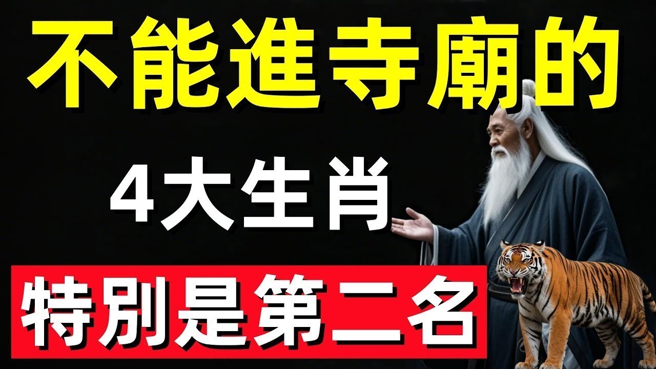 這4個生肖與佛無緣，一踏進寺廟就容易招陰！