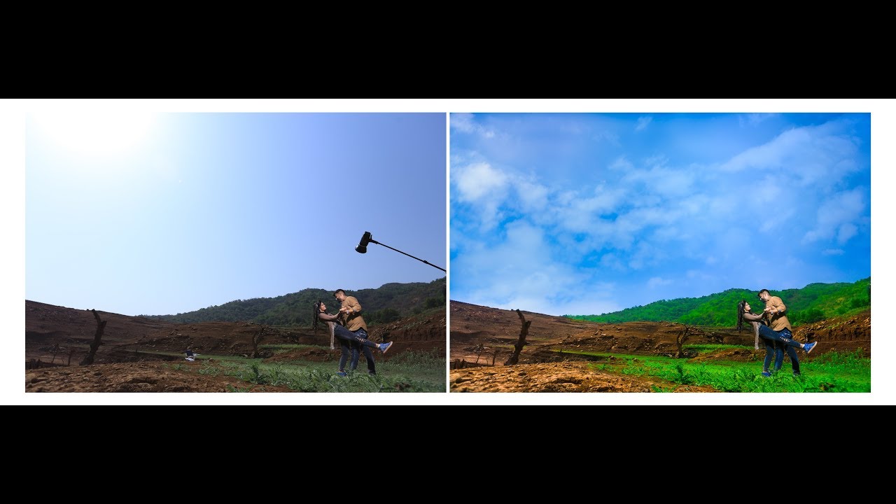Light Room Photoshop Correction Sky Editing Best Work In Pre Wedding Photo Shoot YouTube