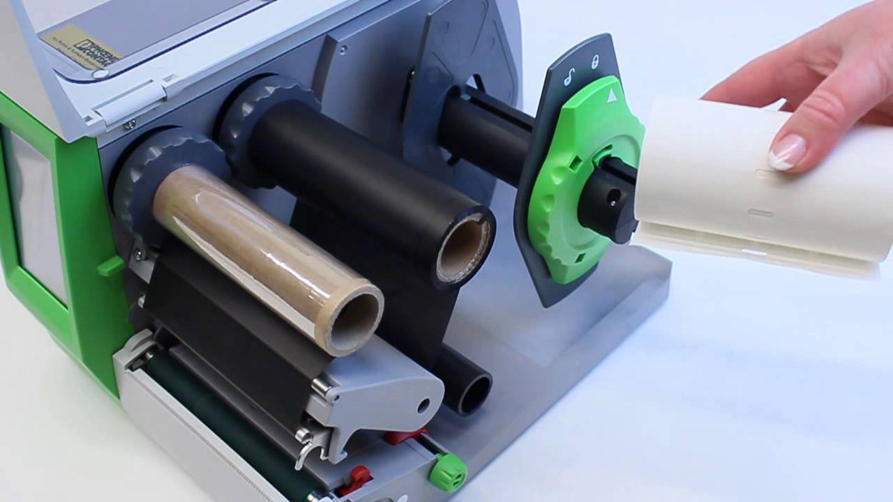bakke side Fakultet Marking Box Setup: Thermomark Roll printer setup - Phoenix Contact - YouTube