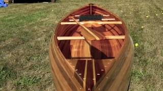 Making my first cedar strip canoe. Time lapse