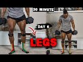 30 MINUTE FULL LEG WORKOUT AT HOME (DUMBBELLS ONLY!) - DAY 6
