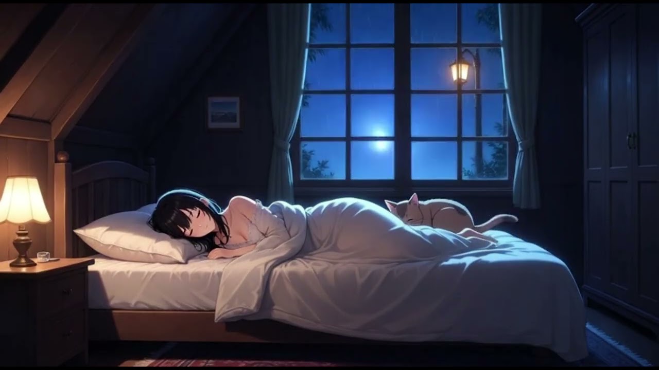 Rain on the Window | Soft Lo-Fi Piano, Late Night Rain Vibes