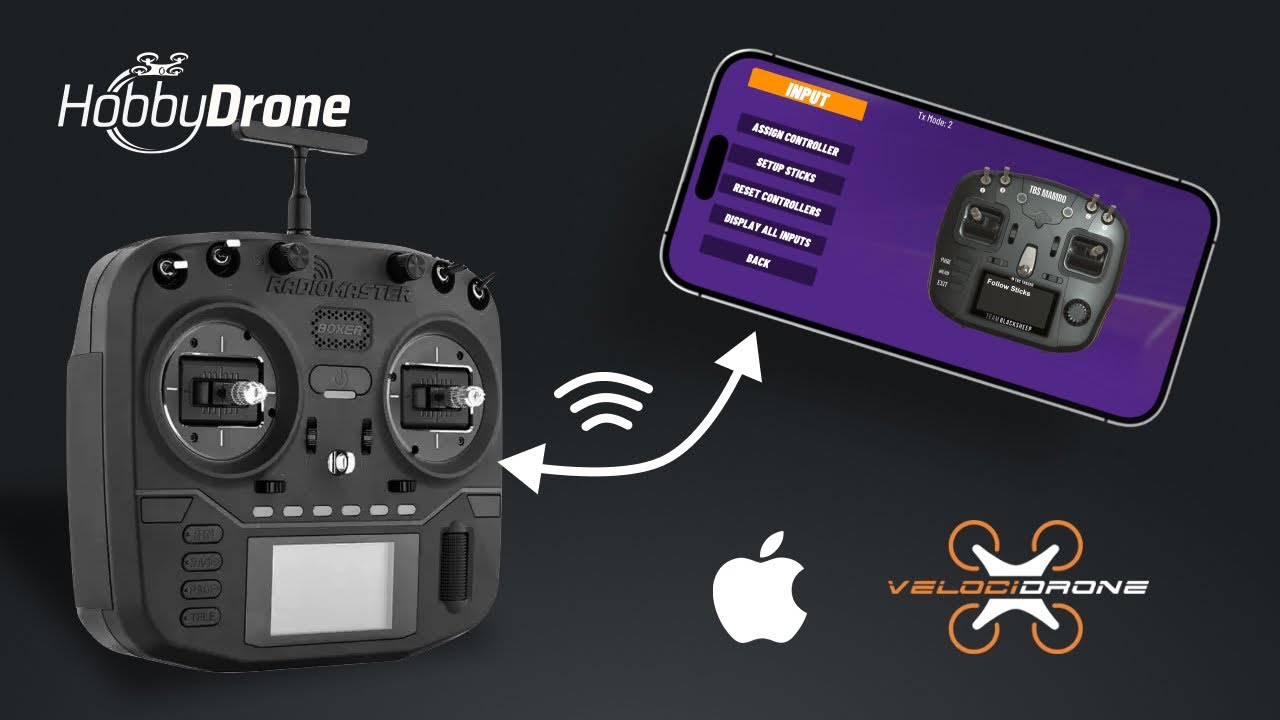How to Connect Your ELRS Transmitter Wirelessly to an iPhone FPV ...