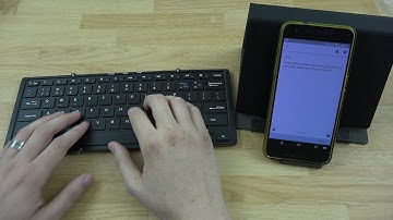 Plugable Portable Bluetooth Folding Keyboard for Android, Windows, and etc!