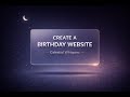 🌙 Celestial Whispers ✨ | Create a Personalized Birthday Website for Your Loved One 💖 (Chronaetide)