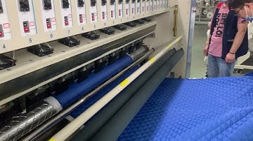 Richpeace automatic ultrasonic quilting machine for quilt test video