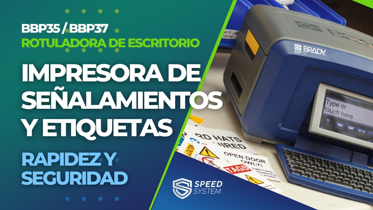 Impresora de señalamientos y etiquetas BBP35 / BBP37 Multicolor