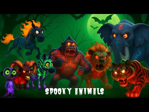 أغنية أصوات حيوانات السفاري المخيفة أغنية الهالوين أغاني أطفال التنين