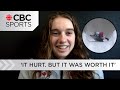 Teen skeleton racer Hallie Clarke reflects on chaotic slide to world title | CBC Sports