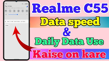 Realme C55  Daily Data Use And Data Speed Setting Kaise On Kare // How To Network Setting Realme C55