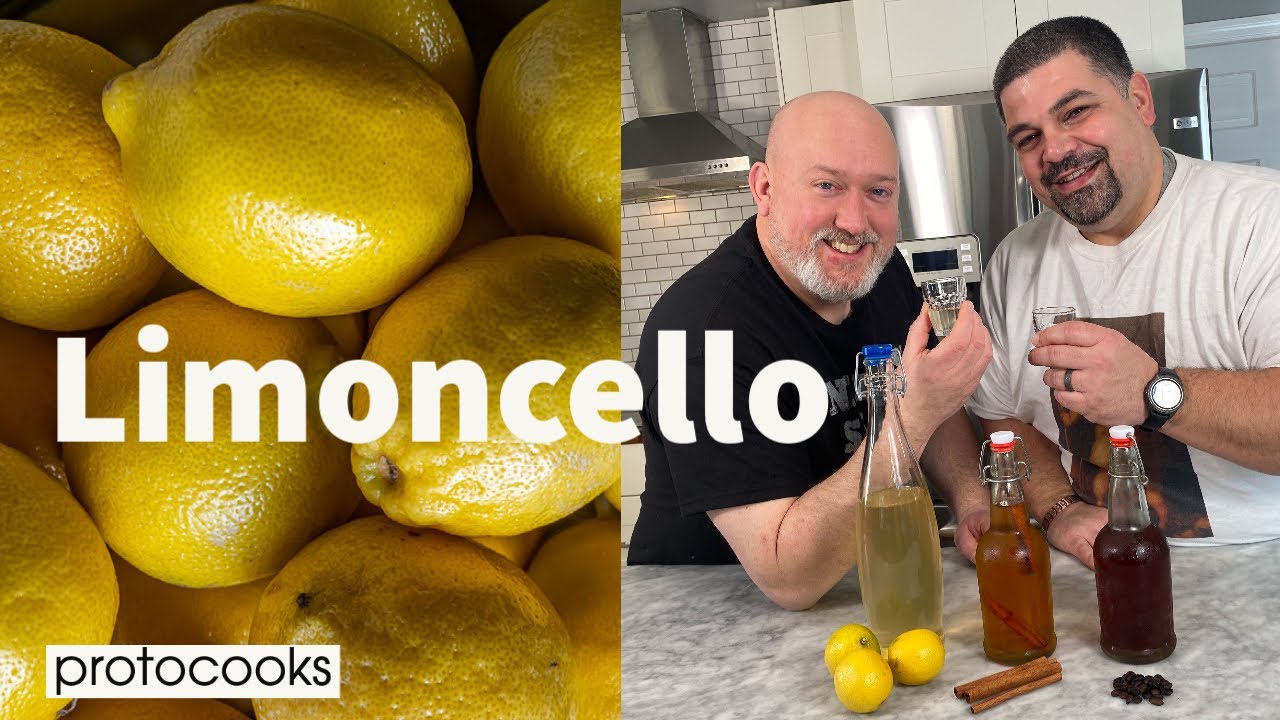 Limoncello with Chef Frank & Rob Tinelli