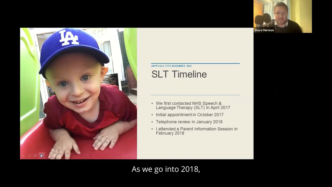 APPG on Speech and Language Difficulties – November 2021