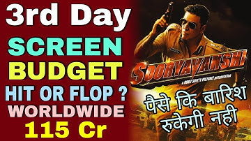 Sooryavanshi Movie 3rd Day Worldwide Collection | Budget | Hit Or Flop | Screens | Akshay Kumar