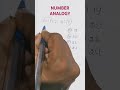 NUMBER ANALOGY#@#REASONING
