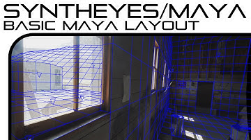 Simple Maya Layout For Matchmove - SYNTHEYES / MAYA
