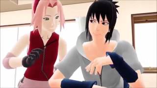 Amor sakura y sasuke 3D