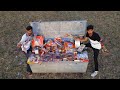 EXPERIMENT : metal box vs many diwali firecracker amazing shocking result