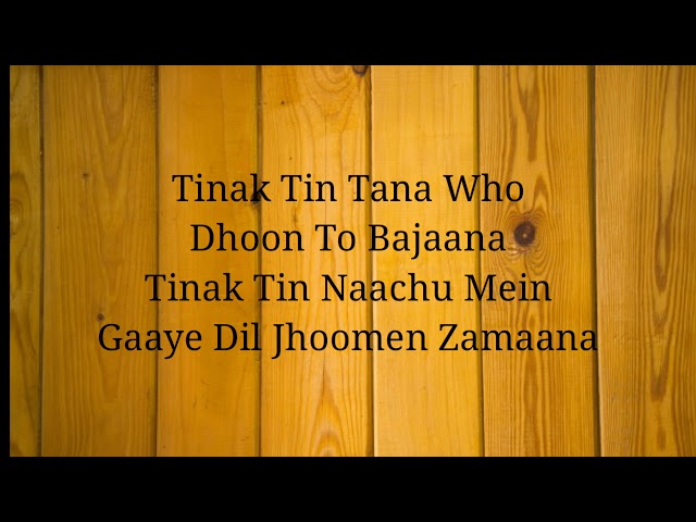Lirik Lagu Tinak Tin Tana | Mann (1999) | Udit Narayan u0026 Alka Yagnik | #aamirkhan #manishakoirala class=